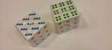 Kubikas Rubikas 3x3 KAULIUKAS