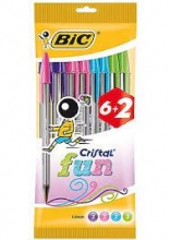 Tušinukų rinkinys BIC 4spalvos, 8vnt