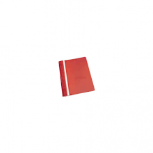 Plastikinis segtuvėlis skaidriu viršeliu A4+, raudonos spalvos