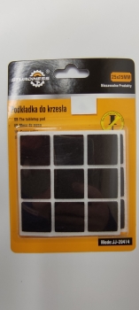 Baldų padukai 25x25mm, 18vnt