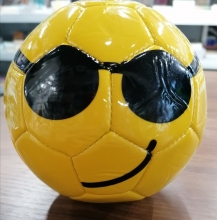 Futbolo kamuolys 15cm geltonas