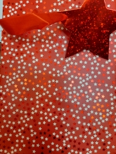 Kalėdinis dovanų maišelis 5x23cm, 5x8cm