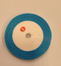Atlasinė juostelė 10mm x 22,5m žydros sp.