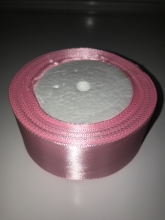 Atlasinė juosta šviesiai rožinės spalvos 3,8mm