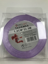 Juostelė atlasinė švelniai violetinė sp.12mm 22.5m