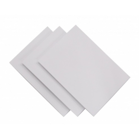 Maži kartoniukai 60x100 mm,50 vnt., baltos spalvos