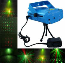 Automatinis lazerių projektorius MINI mėlynas