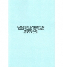 Darbuotojų, supažindintų su pareiginiais nuostatais, registracijos žurnalas