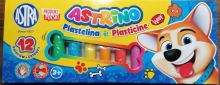 Plastilinas 12 spalvų ASTRA Astino
