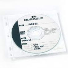 Įmautė DURABLE, CD, DVD diskams, (pak. 10 vnt.)