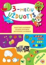 Užduočių knygutė 3- mečių užduotys.Su lipdukais