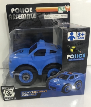 Susukamas policijos auto