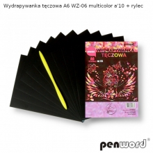 Kūrybos rinkinys gratažui A6/10l. WZ 06 Margaspalvis PENWORD