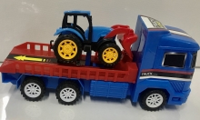 Autovežis su traktoriumi