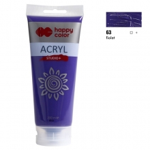 Akriliniai dažai Happy Color Studio 200ml violetinis 63