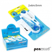 Koreguoklis juostelinis 2vnt rinkinys 6mx5mm