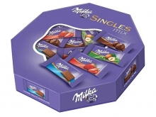 Mini šokoladai MILKA Single Mix,138 g