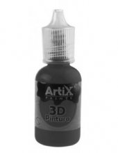 Dažai 3D rankdarbiams 30 ml. juoda