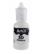 Dažai 3D rankdarbiams 30 ml. balta