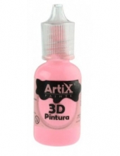 Dažai 3D rankdarbiams 30 ml. rausva