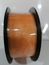 Organzinė juostelė oranžinė. 38mm
