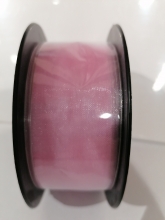 Organzinė juostelė rožinė. 38mm