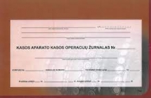 EKA kasos operacijų žurnalas, 3 dalių, 320x210mm, A4, 73 lapai