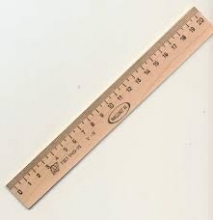 Liniuotė medinė 20cm