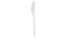 Plastikiniai peiliai SUPERIOR,PS, balti, 17 cm, 50 vnt.