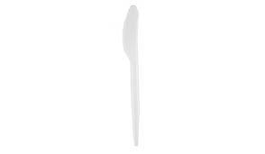 Plastikiniai peiliai SUPERIOR,PS, balti, 17 cm, 50 vnt.