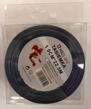 Atlasinė juostelė 10mm x 22,5m pilkos sp