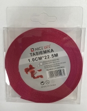 Atlasinė juostelė 10mm x 22,5m aviečių sp