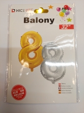 Balionas folijos skaičius 