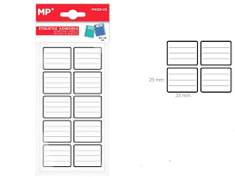 Lipdukai užrašui MP 35x25mm 40vnt