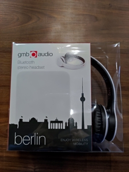 Belaidės ausinės gmb audio bluetooth baltos sp.