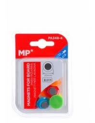 Magnetukai spalvoti MP 20 mm, 8vnt