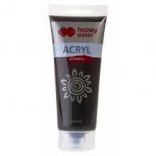 Akriliniai dažai Happy Color Studio+ 200ml umbra deginta 77