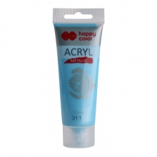 Akriliniai dažai Happy Color 75ml metalikas mėlynas (Tiffani) Nr.311