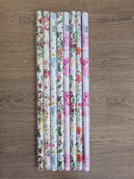 Dovanų popierius 100x70cm GĖLĖS