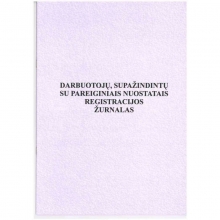 Darbuotojų, supažindintų su pareiginiais nuostatais registracijos žurnalas