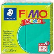 Modelinas FIMO Kids, 42 g, žalios sp. (5)