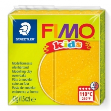 Modelinas FIMO Kids, 42 g, šviesiai auksinės su blizgučiais sp. (112)