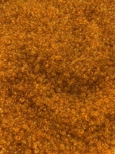 Biseris 20g, 1-2mm, oranžinis blizgus (9B)