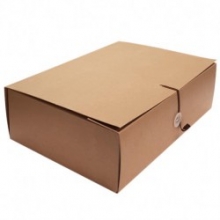Dėžė archyvinė, ruda, A4, 650gsm kartonas 80mm storis 320x235x80mm