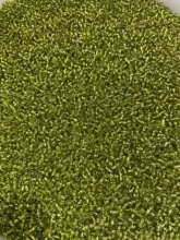 Biseris 20g, 2mm, smaragdo žalia blizgus