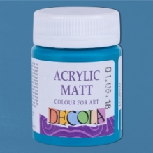 Akriliniai matiniai dažai Decola, 50 ml. Nr.507 turkio spalva