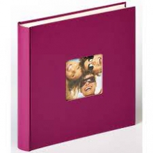Albumas WALTHER violet. 30x30cm. 100psl. balti lapai, kampučiai, lipdukai, knyginio rišimo