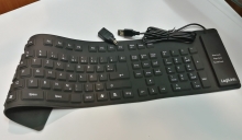 Kaviatūra LogiLink lanksti ,USB /ENG, juodos spalvos
