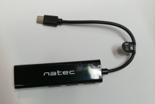 Šakotuvas Type C x USB 3-lizdų