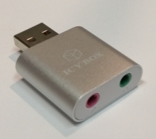 Adapteris USB-2x3,5mm AUDIO